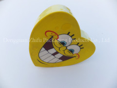 Unique cute heart shaped SpongeBob SquarePants paper packaging box