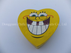 Unique cute heart shaped SpongeBob SquarePants paper packaging box