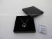 small black jewelry paper box with insert for necklace earing bracelet