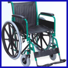 electroplated foldable manual wheelchair