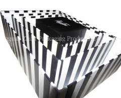 Rectangle customized paper gift box with lid