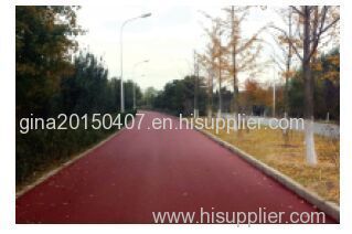 Roadphalt colored micro asphalt pavement