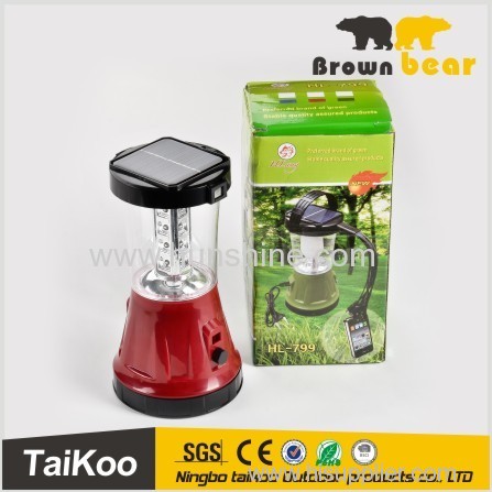 16 LED solar camping light portable solar led camping lantern