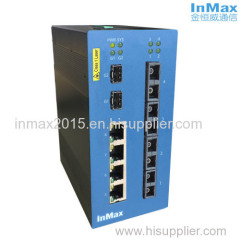 10 ports network switch wtih 4+4+2G Industrial Ethernet Switches
