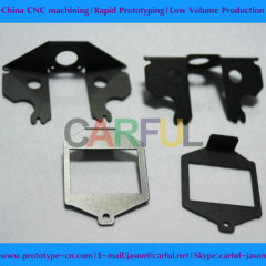 Aluminium black anodized spare parts cnc machining
