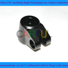 Aluminium black anodized spare parts cnc machining