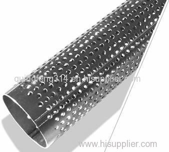 Perforated Filter Tube - Smooth, Flat Surface