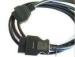 OBDIIF - OBDIIM Full Pinout 1.5M OBD Diagnostic Cable OBDII Male to OBDII Female for Vehicle