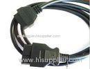 OBDIIF - OBDIIM Full Pinout 1.5M OBD Diagnostic Cable OBDII Male to OBDII Female for Vehicle