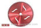 Red Powder Coating Carbide Brush Cutter Blade For grass , TCT circular 40 tooth saw blade