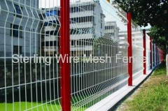 Curved Welded Wire Mesh Fence