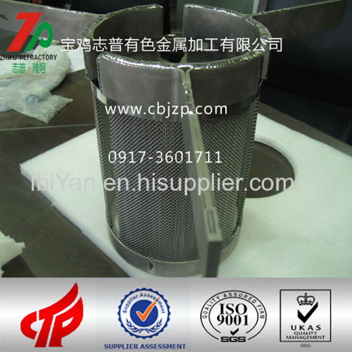 cage type tungsten heater for high temperature 