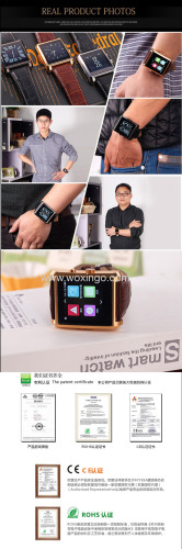 Best quality bluetooth phone IPS smart watch with waterproof