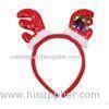 Fashion Antlers Headband Hat - Plush Rindeer Ears Costume Accessory For Party