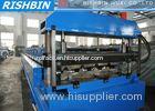 Floor Tile / Roof Wall Panel Roll Forming Machine with Gear Box Transmission