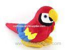 Red Forest Parrot Stuffed Animal Toys Children Soft Plush Toy