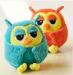 Blue and Orange Forest Animals Owl Stuffed Plush Toy For Promotion Gifts