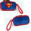 Blue Lovely Cartoon SuperMan Plush Pencil Case for Kids , Children