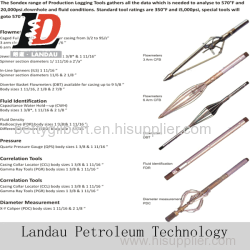 Warrior System Compatible Production Logging Tools