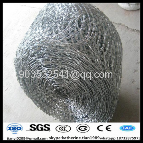 galvanzied flat razor wire