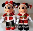 Custom Plush Toys Christmas Mickey And Minnie Mouse Toys 45cm