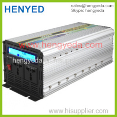 inverter DC12V/24V to AC110V/220V/230V/240V 3000w solar power with LCD display