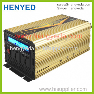 1Kva power inverter with charger with high efficiency for solar power home system with CE ROHS LCD display