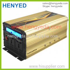 1500W pure sine wave power inverter with charger LCD display