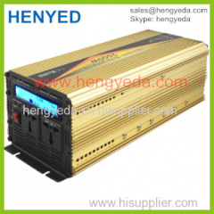 12v 220v 2000w pure sine wave inverter with charger LCD display