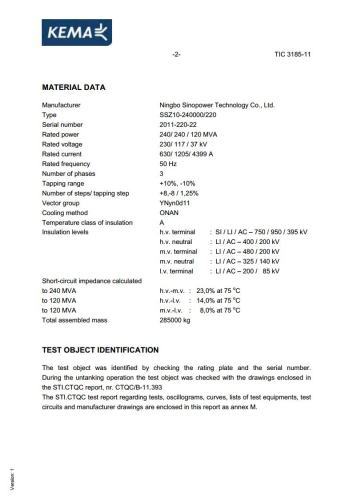 315MVA 400KV Step-down Auto Transformer China Manufacturer