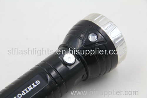 Led Rechargeable Flashlight With laser lamp