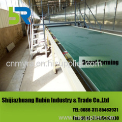 Gypsum board production line plant with high efficiency