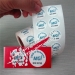 Warranty void stickers if seal broken or damaged printed with serial numbers