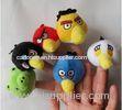 The Small Bird Plush Finger Puppets For Babies , Yellow / Red / Blue