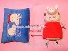 Fashion Reversible Peppa Pig Plush Toy Cushions And Pillows For Bedding