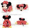 Red Lovely Disney Minnie Mouse Toddler Pillow With Plush Minnie Head