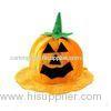 Orange Kids Pumpkin Hat Halloween Plush Toys Cute Stuffed Animals