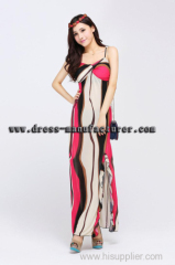 2015 new design Bohemian Korean version of the new European and American Printed Dress