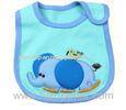 Washable Blue Elephent Custom Baby Bibs Disposable Feeding Bibs