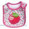 Personalised Strawberry Newborn Baby Girl Bibs Anti Bacterial