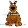 Promotional Cartoon Plush Toys scooby doo Stuffed , Sitting Pose
