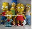 The Simpsons Stuffed Animals Cartoon Plush Toys , Polyester Material