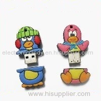 Cartoon style advertisement USB flash disk