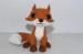 Personalized Cute Fox Stuffed Animal Toys Small Plush Toy 20cm