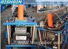 5 " 6 " 7 " Portable Mobile Round Gutter Roll Forming Machine For Half Round Gutter