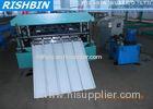 Metal Roof Panel Trapezoidal Roofing Sheet Roll Forming Machine with Ameri - Drain
