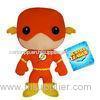 Red Kids Cartoon Plush Toys Justice League Flash Action Figure