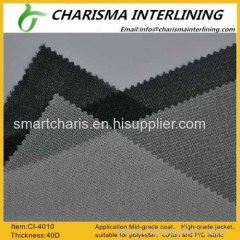 Strong peel strength woven fusible interlining