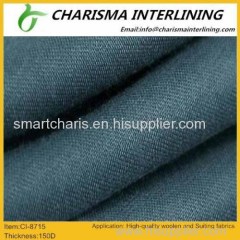 Fusible woven interlining 8715 Interlining Fabric from China