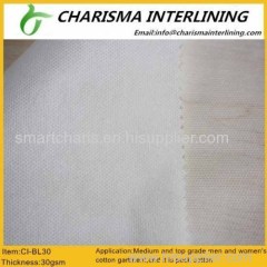 100% polypropylene fiber interlining non-woven interlining BL30